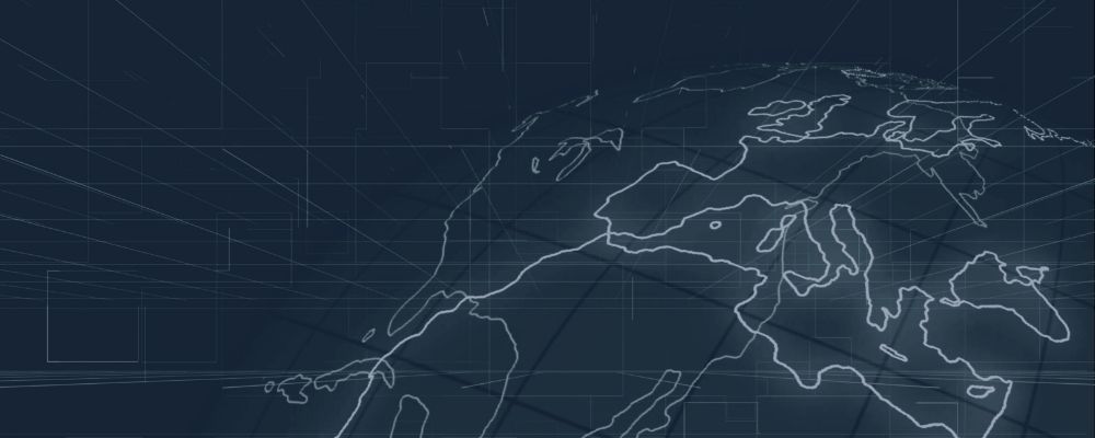 Background image with world at night